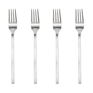 OYOY Yuka vork 4-pack Brushed Steel