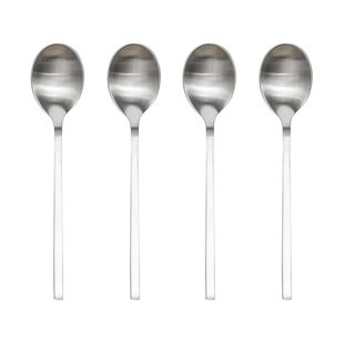 OYOY Yuka lepel 4-pack Brushed Steel