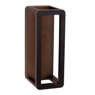 Lucide Narvik - wandlamp - 12,5 x 8,6 x 23 cm - 9,2W LED incl. - IP65 - zwart