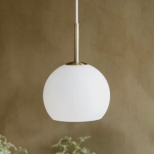 FRANDSEN Ball hanglamp, opaal wit, Ø 18 cm, glas