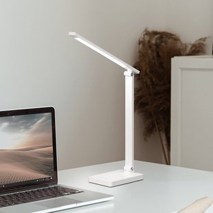 FH Lighting LED oplaadbare bureaulamp Ole, wit, sensor, dimbaar, CCT