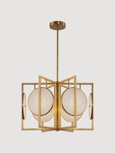 Hanglamp Marmo van marmer en metaal