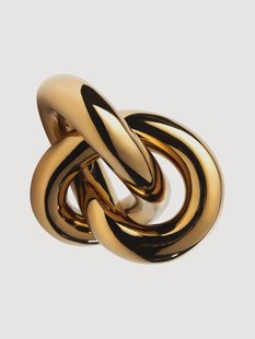 Handgemaakt decoratief object Knot, H 9 cm