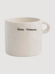 Handbeschilderd kopje Good Morning