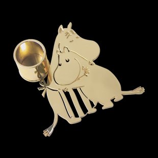 Pluto Design Moomin love kandelaar Goud