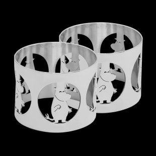 Hilke Collection Hilke X Moomin servetringen Moominpappa 2-pack Messing