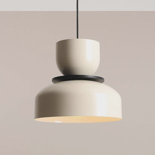 ALDEX Hanglamp Uto, crème/kabel zwart, Ø 30 cm, metaal