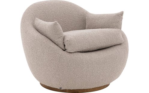 Goossens Draaifauteuil Lazy, Draaifauteuil