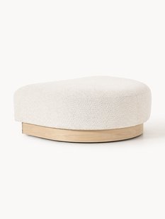 Voetenbank Natalie van teddy-boucl&eacute;