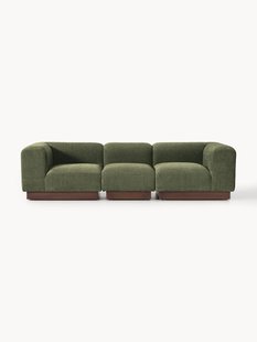 Modulaire bank Natalie (3-zits) van teddy-boucl&eacute;