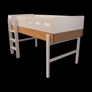 FLEXA Popsicle stapelbed Eiken-Cream FLEXA Popsicle stapelbed Eiken-Cream