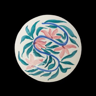 Mateus Flowers water lilies bord Ø20 cm Wit