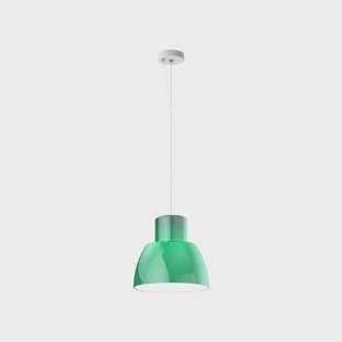 Hanglamp Nemo Lorosae, groen, Ø 30 cm, glas, E27