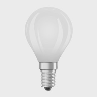 OSRAM LED lamp druppel E14 1,2W mat 4000K 255lm