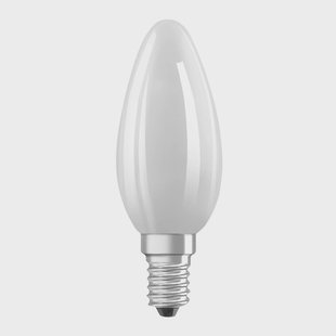 OSRAM LED lamp kaars mat E14 1,2W 2700K 255lm