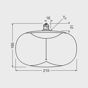 OSRAM LED Vintage Big Elipse E27 4W 818 Filament rook dimbaar