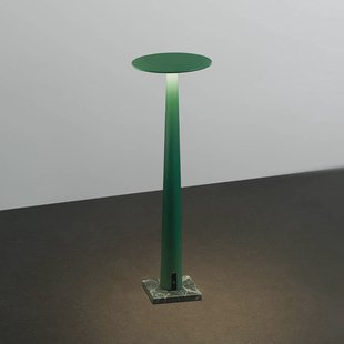 Nemo LED tafellamp Portofino, smaragdgroen, marmer