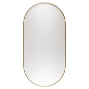 Spiegel Haceka Deco Ovaal 80x40cm Geborsteld Goud