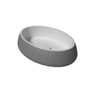 Waskom Zydra Elipse 60x42 cm Titanio