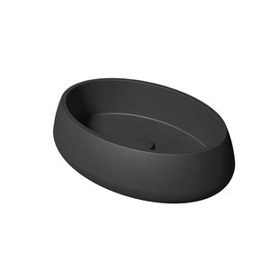 Waskom Zydra Elipse 60x42 cm Negro