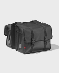 HEMA Dubbele fietstas 60L 32x42x22 zwart