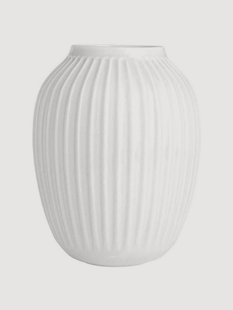 Handgemaakte porseleinen vaas Hammersh&oslash;i, H 20 cm