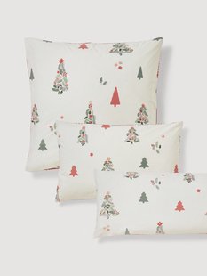 Katoenen perkal kussenhoes Pine