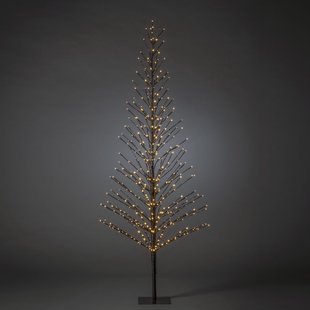 Konstsmide kerstverlichting - LED dennenboom - 85 x 85 x 210 cm - IP44 - zwart