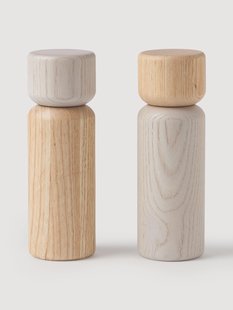 Zout- en pepermolen Anis van essenhout, 2-delig