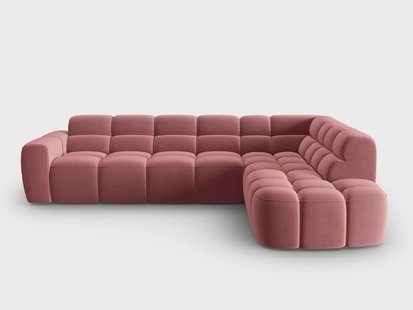 5-zits hoekbank Lisa rechts velvet | Micadoni