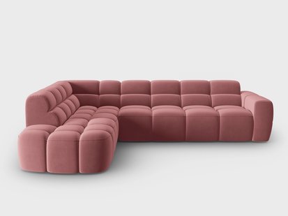 5-zits hoekbank Lisa velvet | Micadoni
