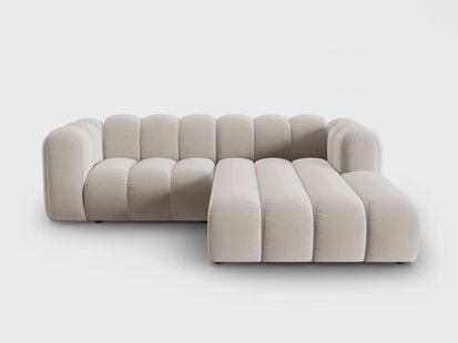 3-zits hoekbank Lupine rechts velvet | Micadoni