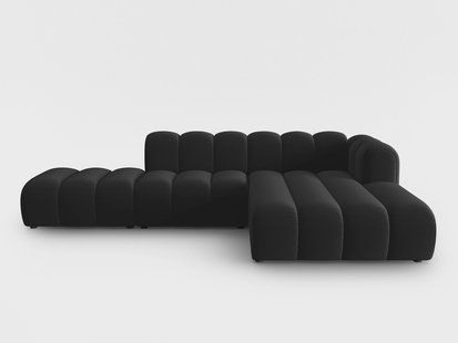 5-zits hoekbank open Lupine rechts velvet | Micadoni