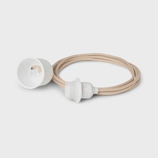 Ferm Living Ferm Living lampensnoer textiel 2 m Sand