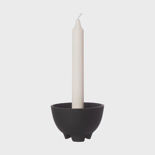 ERNST Ernst kaarsenhouder voor 1 kaars Ø10 cm Zwart