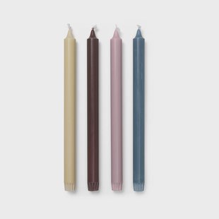 Ferm Living Pure candles 4-pack Whimsical Blend