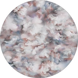 Moooi Carpets Silk Bombis Vloerkleed&Oslash;250 Polyamide Plum