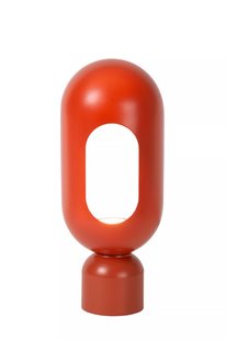 Lucide Barris - tafellamp - 12 x 9,8 x 30 cm - terracotta