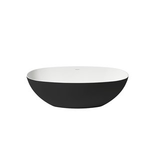 Vrijstaand Ligbad Zydra Lago 150x72 cm Negro