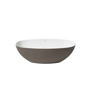 Vrijstaand Ligbad Zydra Lago 150x72 cm Moka