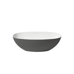 Vrijstaand Ligbad Zydra Lago 75x170 cm Titanio