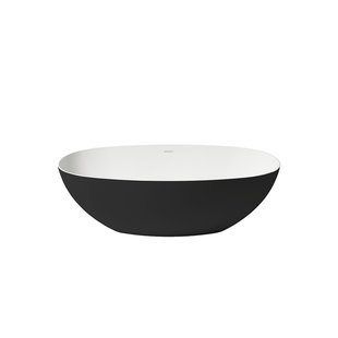 Vrijstaand Ligbad Zydra Lago 75x170 cm Negro