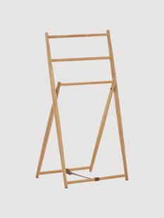 Teakhouten handdoekenhouder Roxana