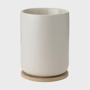 Stelton Theo thermosbeker met onderzetter 25 cl Sand