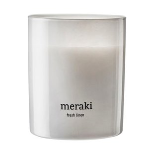 Meraki Meraki geurkaars, 35 uur Fresh linen
