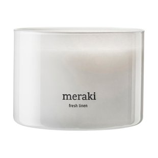Meraki Meraki geurkaars, 60 uur Fresh linen