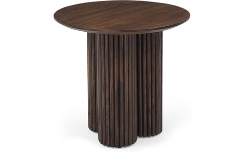 Goossens Basic Bijzettafel Melani, hout eiken bruin,, 60 x 55 x 60 cm