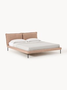 Gestoffeerd bed Amelia van teddy boucl&eacute;