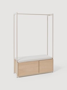 Houten kledingkast Larsen