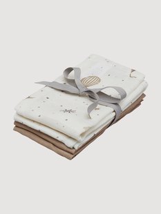 Babymousseline doekjes Dreamland van biokatoen, set van 4